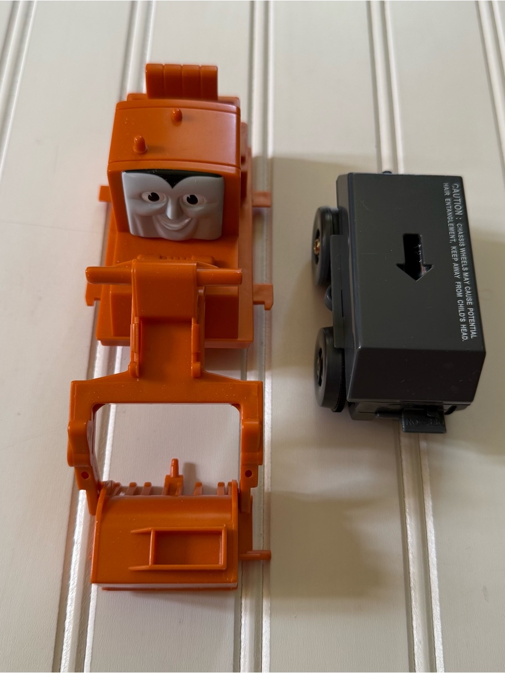 1977 TOMY Big Loader Motor gray Chassis Part Thomas Train with Loader Character